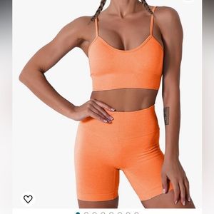 Orange biker set